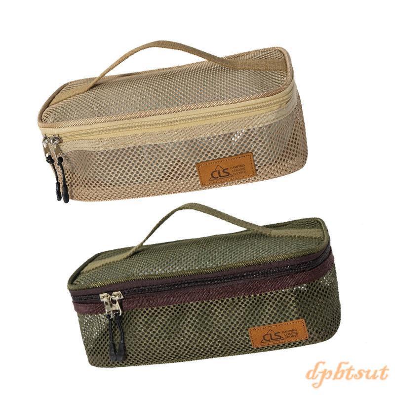 [dpbtsut] Camping Utensils Storage Travel Organizer Essentials ตะเกียบกระเป๋าเครื่องครัว