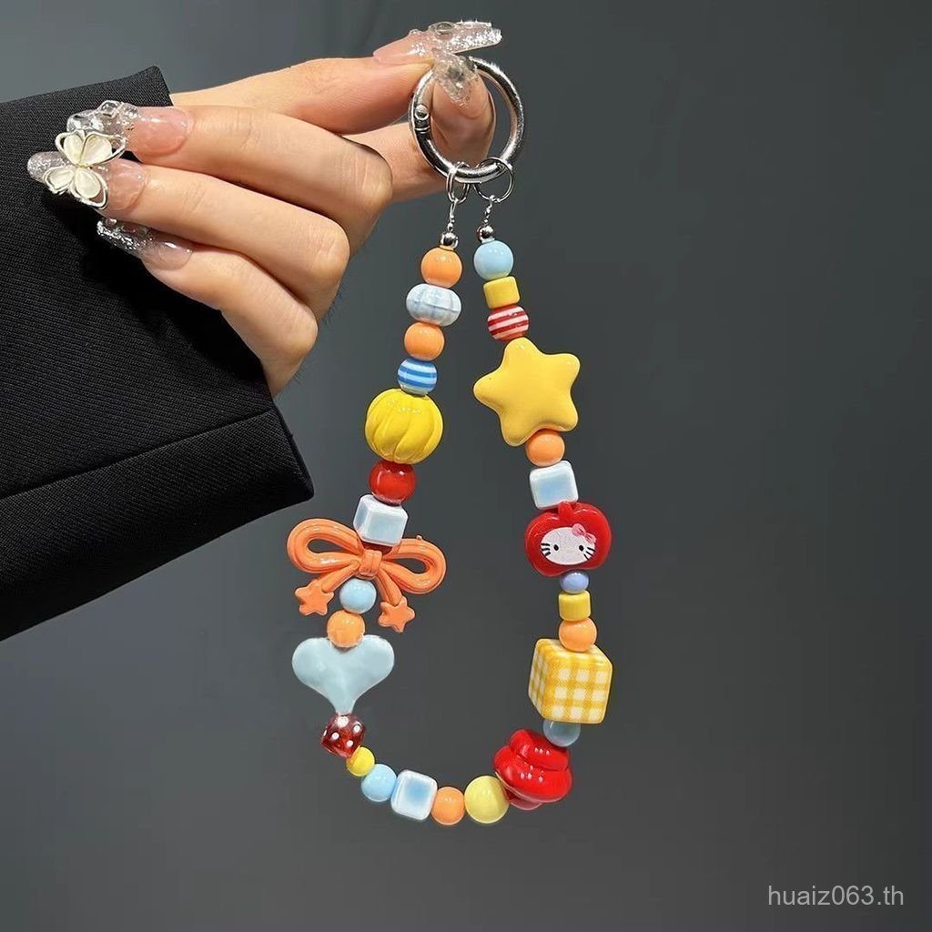 Ccd Core Beaded แขวนสีสัน Dopamine Apple เหมาะสําหรับ Hand-Made กล้องเครื่องประดับโทรศัพท์มือถือน่าร