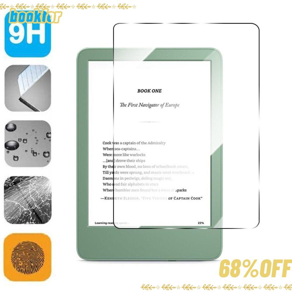 BOOKFOR กระจกนิรภัย, C2V2L3 ตัวป้องกันหน้าจอ e-Reader ขนาด 6 นิ้ว, 2024 9H 12th Generation ฟิล์มกันร