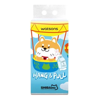 Watsons วัตสัน Shibainc กระดาษทิชชู่แบบแขวน หนา 4ชั้น 320แผ่น.