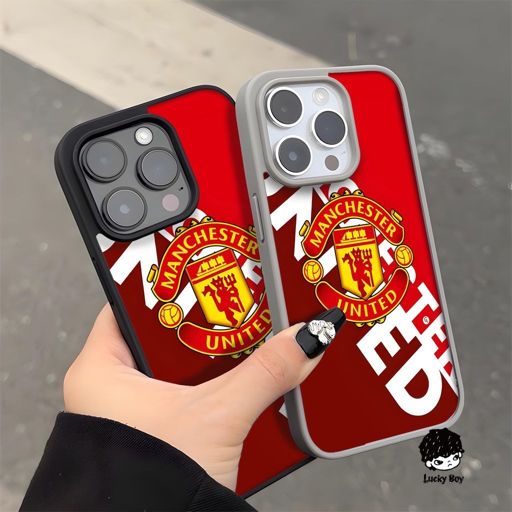 สโมสรดาวฟุตบอล เคสโทรศัพท์แม่เหล็กสําหรับiPhone 18 Pro Max 17 16 15 14 13 12 11 7 8 Plus X Xr Xs Max Air Miniแฟชั่นอะคริลิคกันกระแทก