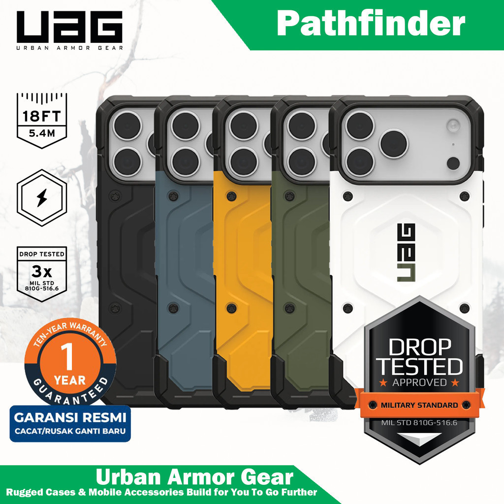 UAG เคสไอโฟน 17 /17 Pro Max /17 Air  รุ่น Pathfinder Magnetic ดีไซน์บาง เบา กันกระแทก ใช้งานสะดวก