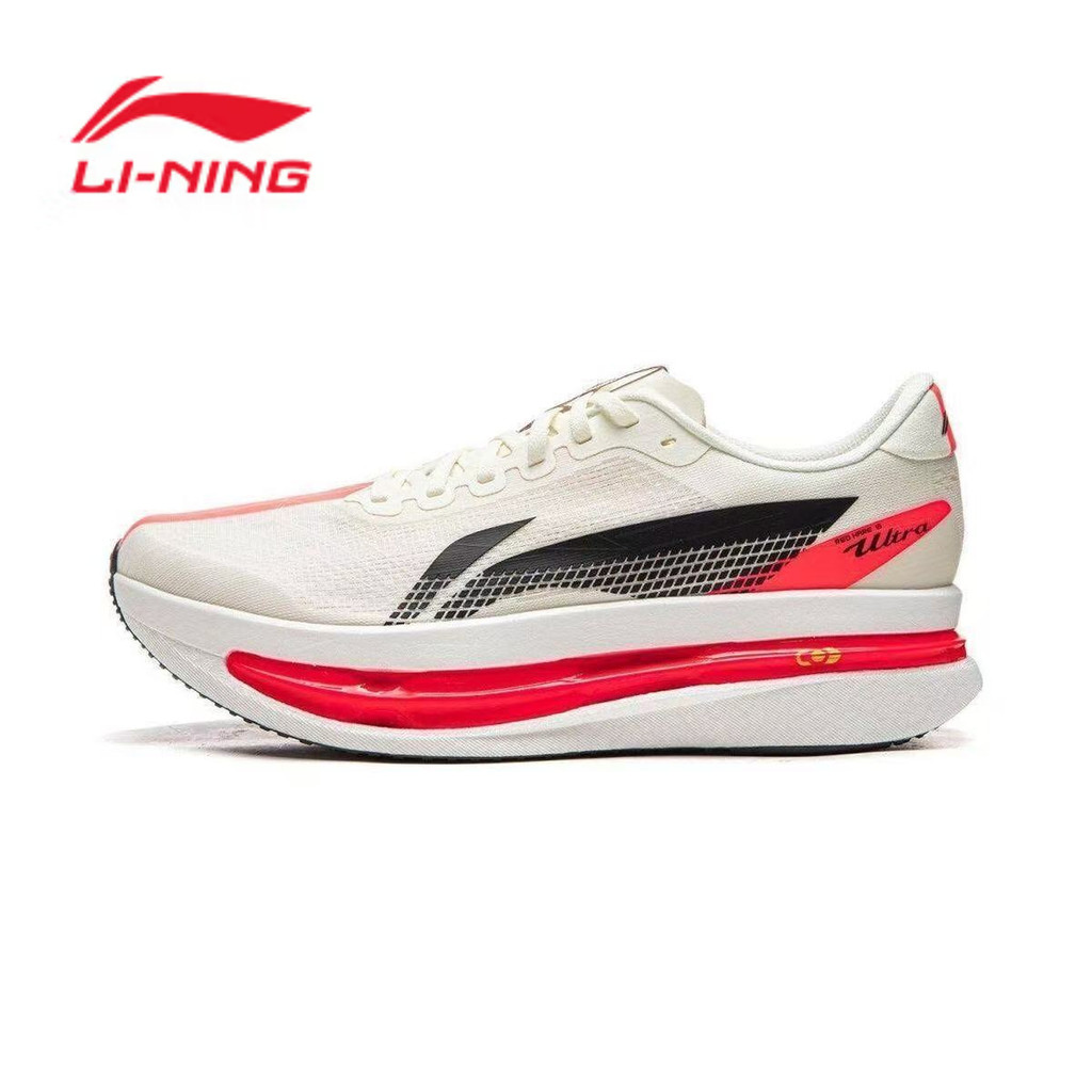 ซับ/Li Ning Chitu 9ULTRA รองเท้าวิ่งรองเท้าผู้ชาย Breathable น้ําหนักเบา Racing รองเท้าวิ่งกันกระแทก