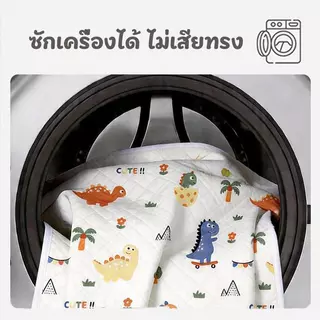 แผ่นรองฉี่เด็ก ผ้ารองฉี่5ชั้น รุ่นหนา ซักได้ ชั้นกันซึม ใช้ป้องกันปัสสาวะได้ไร้กังวล ไม่ร้อนไม่ผด ซักเครื่องได้ไม่เสียทร