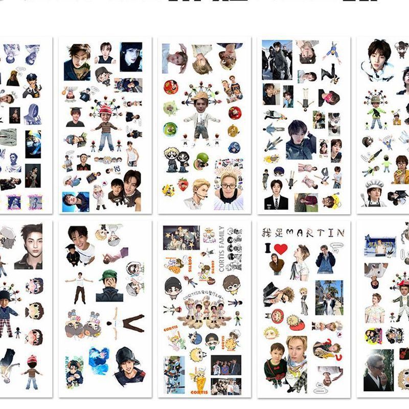 8-153pcs CORTIS EP GREENGREEN สติกเกอร์สี OUTSIDE THE LINES What You Want GO อัลบั้ม FaSHioN JoyRide
