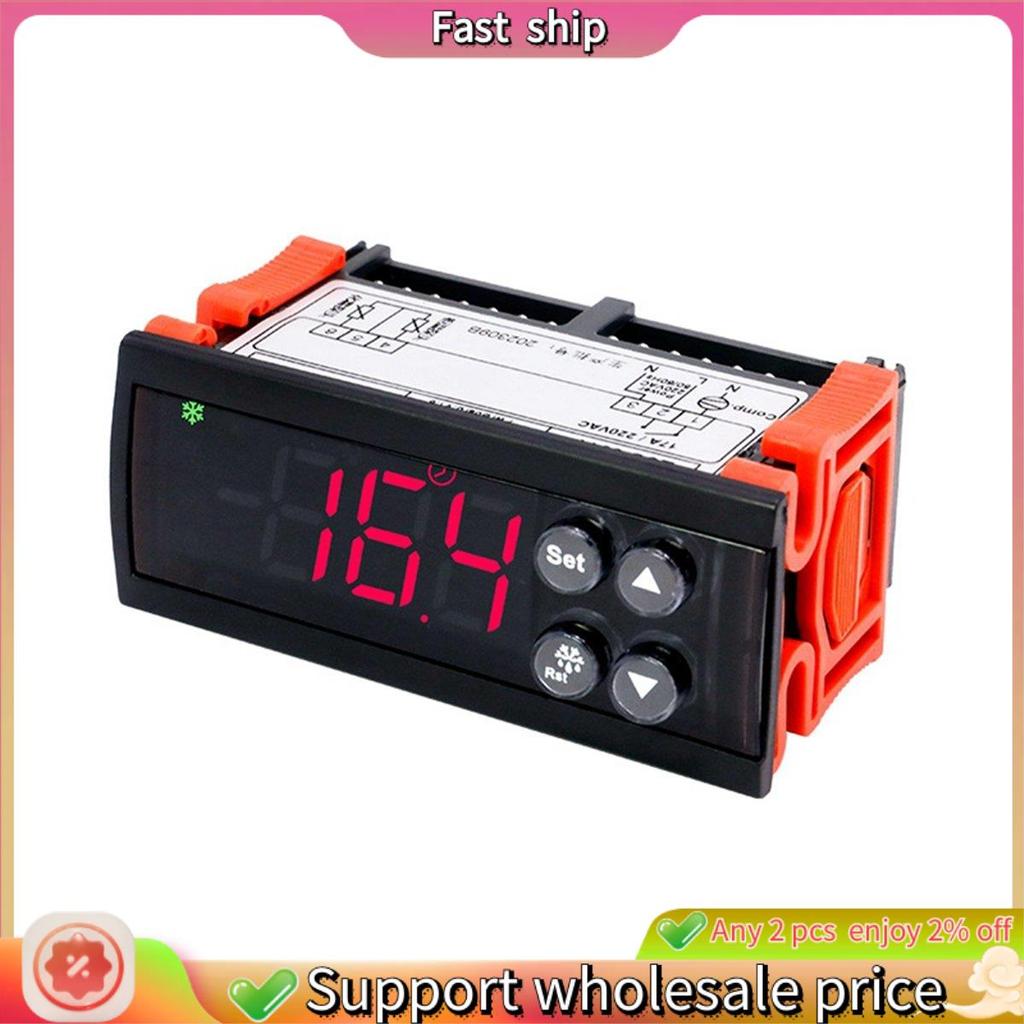 จัดส่งรวดเร็ว-ECS6011/ECS16 เครื่องควบคุมอุณหภูมิอัจฉริยะ As Shown ABS เหมาะสําหรับเรือนกระจกและกล่อ