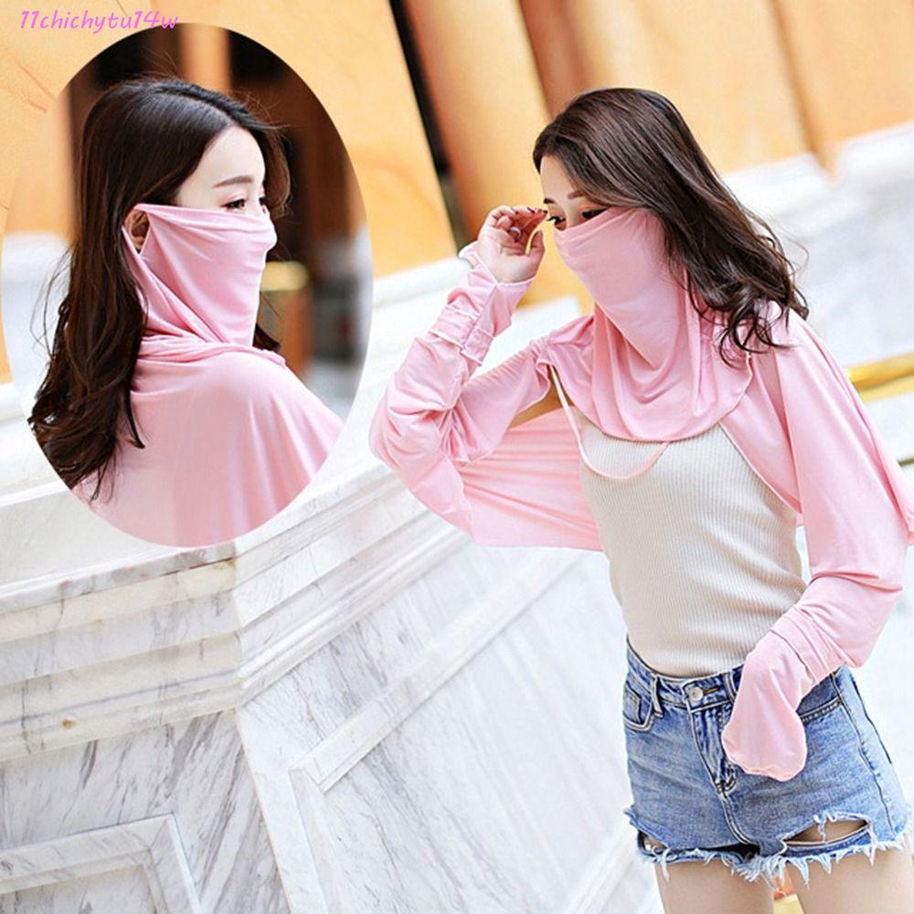 CHICHYTU14W Face Cover คอห่อสําหรับชายขี่จักรยาน Breathable Face Shield แฟชั่นกีฬาตกปลาผ้าพันคอคอ