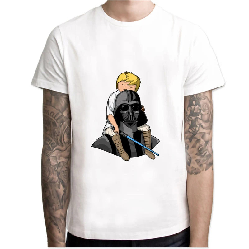 2026MINISO Star Wars King เสื้อยืดขายร้อนในยุโรปและอเมริกา INS สไตล์ Star Wars พิมพ์เสื้อยืดCOD N7FA