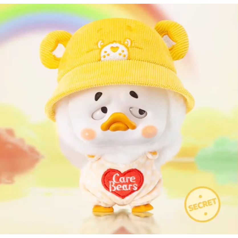 【ของแท้ 100%】Care Bears X UpsetDuck Be Rainbow Duck Series จี้ตุ๊กตากล่องตาบอดและของขวัญวันเกิดเด็กผ