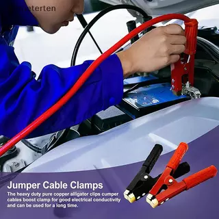 Rten 2 ชิ้น 1000A Heavy Duty ทองแดงคลิปจระเข้ Terminal Test แบตเตอรี่ไฟฟ้าจระเข้ Clamp สําหรับจัมเปอร์สาย Boost N