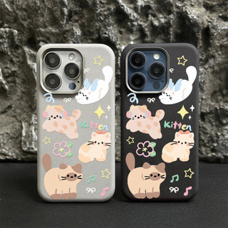 ✨จัดส่งภายในประเทศ✨เคสป้องกันสัตว์น้อยน่ารักเหมาะสำหรับ iPhone 17 16 15 13 14 11 7 8Plus Pro Pro Max หนัง TPU