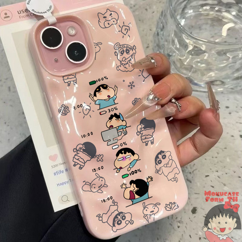 ❤️จัดส่งทันที❤️เคสไอโฟน11 13 14 15 16 17 Pro Max Case 3Dซิลิโคนสามมิติ Cartoon Characters Daily Soft Silicone TPU
