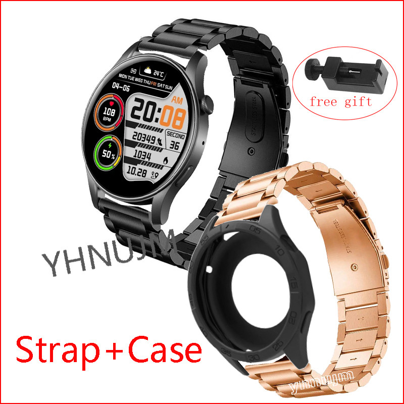 COLMI V73 สายนาฬิกาอัจฉริยะสแตนเลสสตีลสร้อยข้อมือสําหรับ COLMI V73 Smartwatch Case cover ป้องกันหน้า