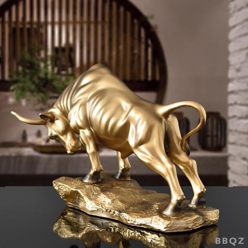 [Bbqz01] ONAIR รูปปั้นกระทิงประติมากรรม-ตกแต่งโต๊ะสะสม-หุ่นหนวดสําหรับห้องนั่งเล่น