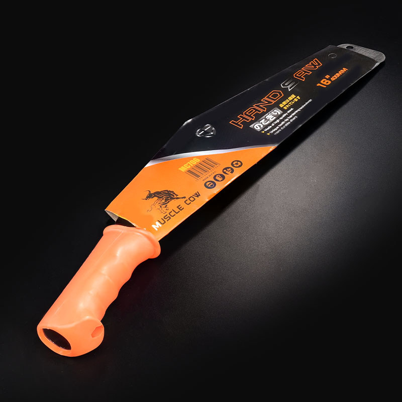 MUSCLE COW 3 สี เลื่อยตัด SK5 เหล็ก 16 นิ้ว ยาว530mm โค้งเลื่อยกับตะขอ เลื่อยตัดสาขา - รูปที่ 3