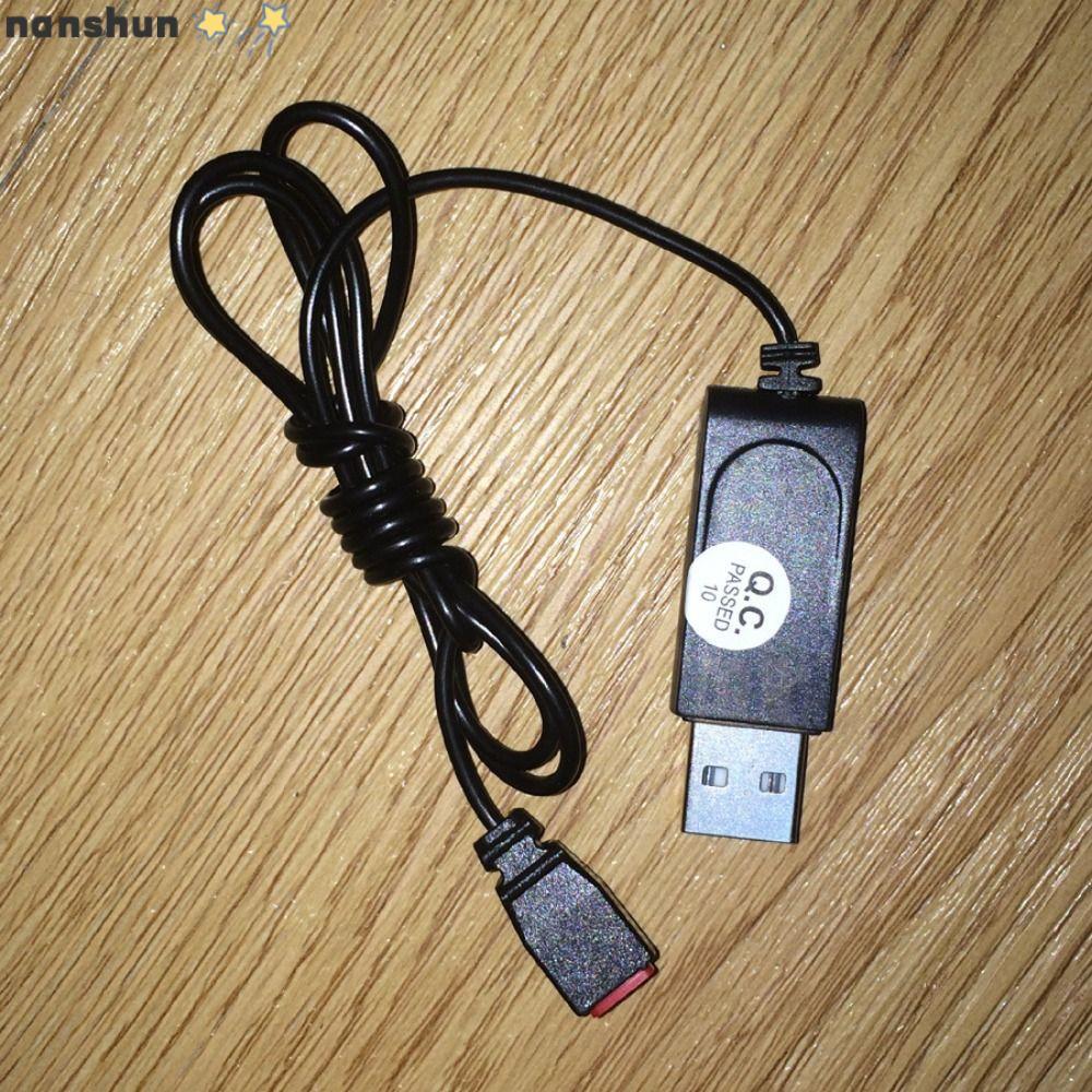 NANSHUN สายชาร์จทดแทน, 3.7V 1S สีดํา USB Charger Cable,พลาสติก Drone Parts อุปกรณ์เสริมสําหรับ X21 X