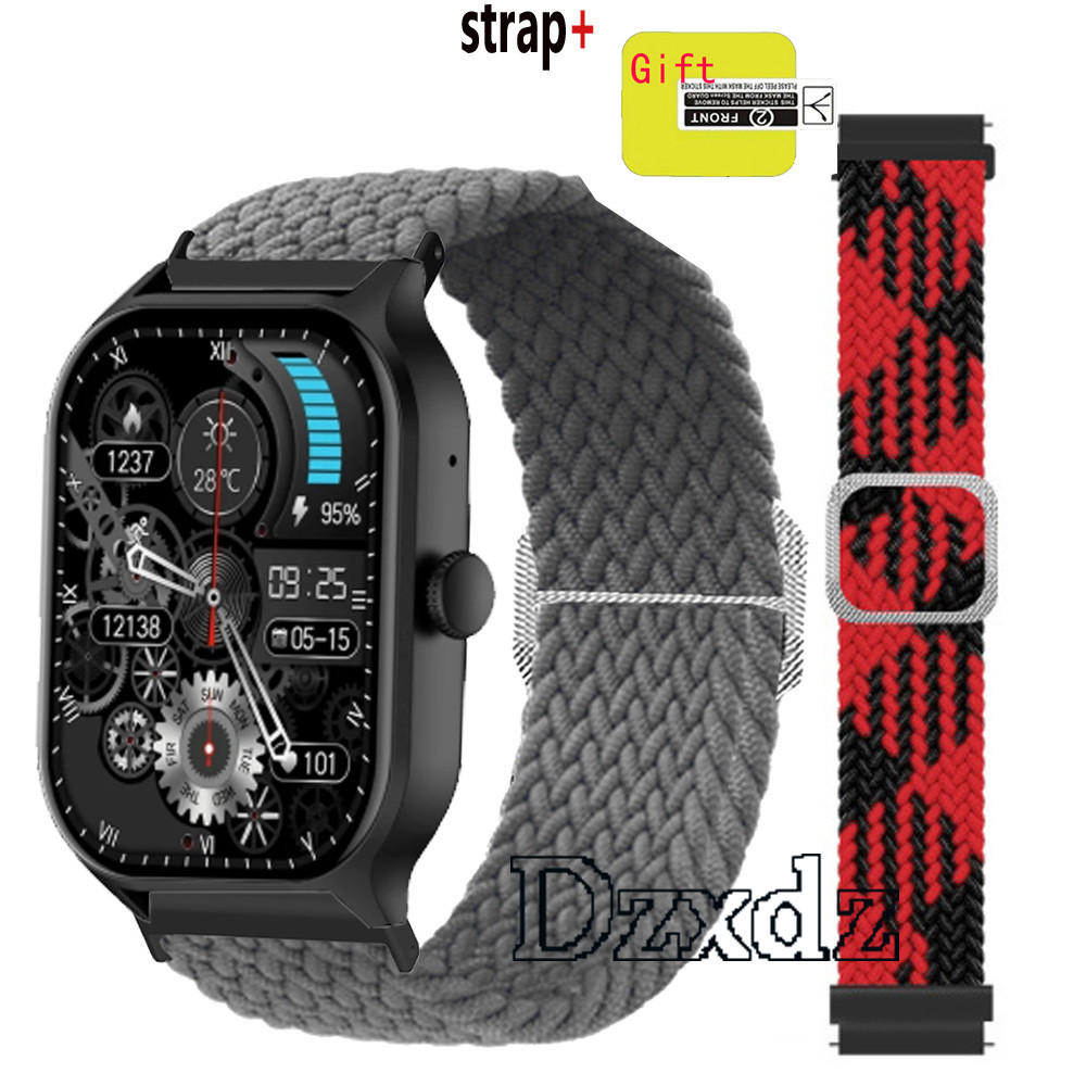 COLMI P77 สายไนลอนสําหรับ COLMI P77 สายรัดสร้อยข้อมือกีฬาสายรัดข้อมืออุปกรณ์เสริม