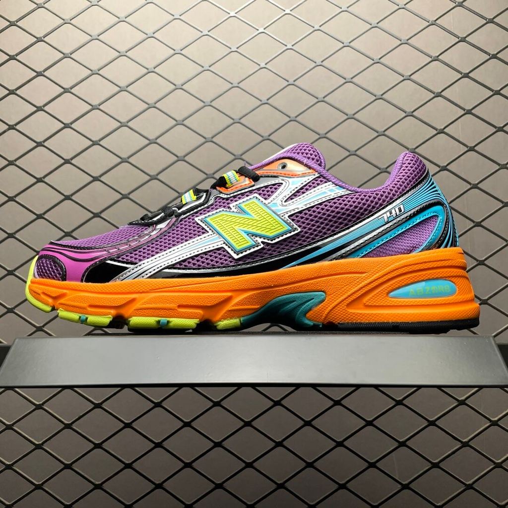 New Balance NB 740 v2 U740MC2 รองเท้าวิ่ง สีม่วงและส้ม