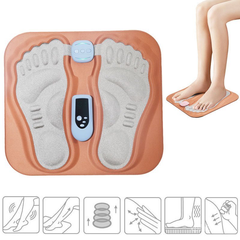 การฝังเข็มเครื่องมือเท้า 3ง ครัวเรือนนวดเท้าสมาร์ทชาร์จใหม่ชีพจรนวด เบาะ เท้าจุดฝังเข็ม 4X5N
