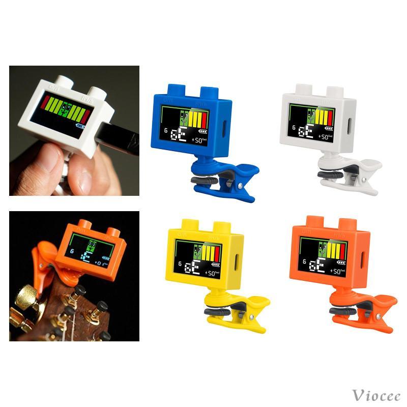 [Viocee] Guitar Tuner Digital Electronic Tuner ความแม่นยําสูง Acoustics Calibration Metronome สําหรั