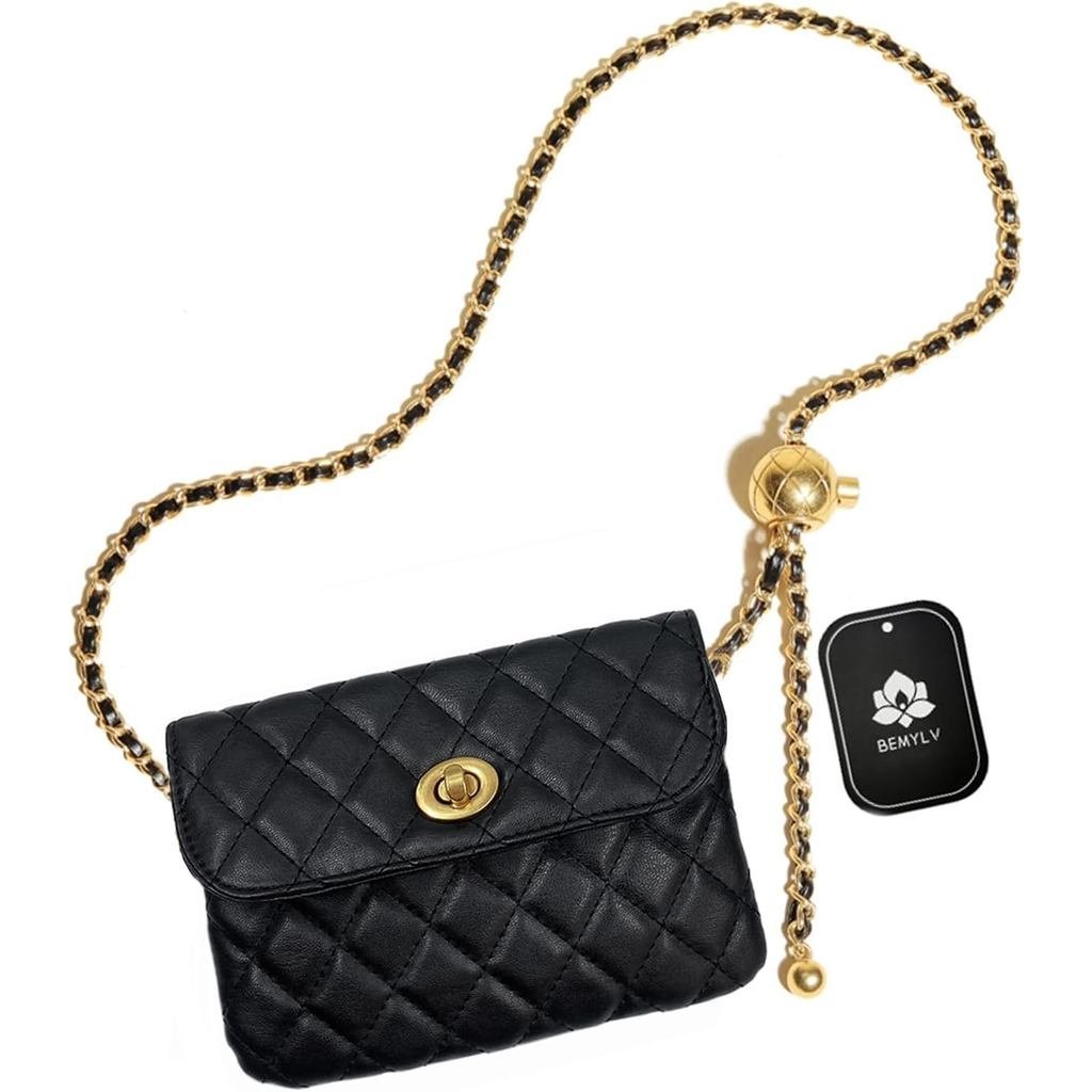 หนังกระเป๋าเข็มขัดสําหรับผู้หญิงCrossbodyเอวกระเป๋าFanny Packแฟชั่นคลัทช์มินิกระเป๋าถือที่ถอดออกได้X