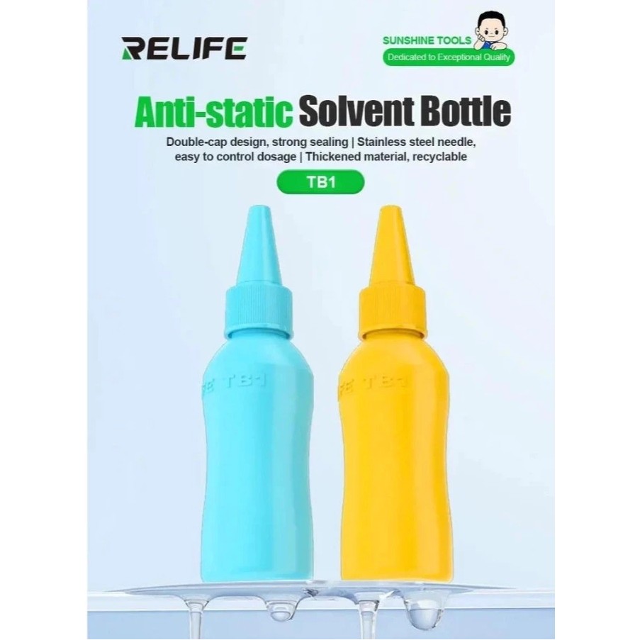 RELIFE-TB1 ขวดบรรจุสารละลาย (Solvent Bottle) ทำความสะอาดหรือขจัดกาวจากชิ้นส่วนต่าง ๆ ของอุปกรณ์