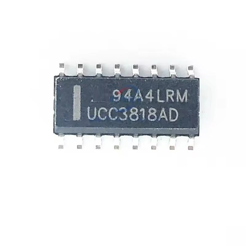 Ucc3818ad UCC3818 UCC38ADR SOP16 ส่วนประกอบอิเล็กทรอนิกส์ประเภทประตูเดียว