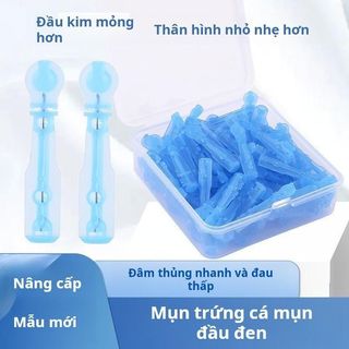 Dụng cụ lấy mụn dùng một lần, để loại bỏ mụn đầu đen trên khuôn mặt, đầu siêu mịn và không đau, cầm tay.