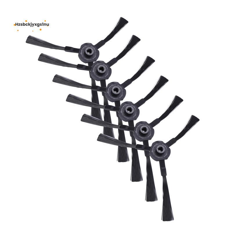 Hzsbckjyxgs1nuSide Brush (3 ขวา + 3 ซ้าย) สําหรับ A4 A6 A4S V3S V3L V3S Pro V5 V50 V5S V5S V5S V5S V