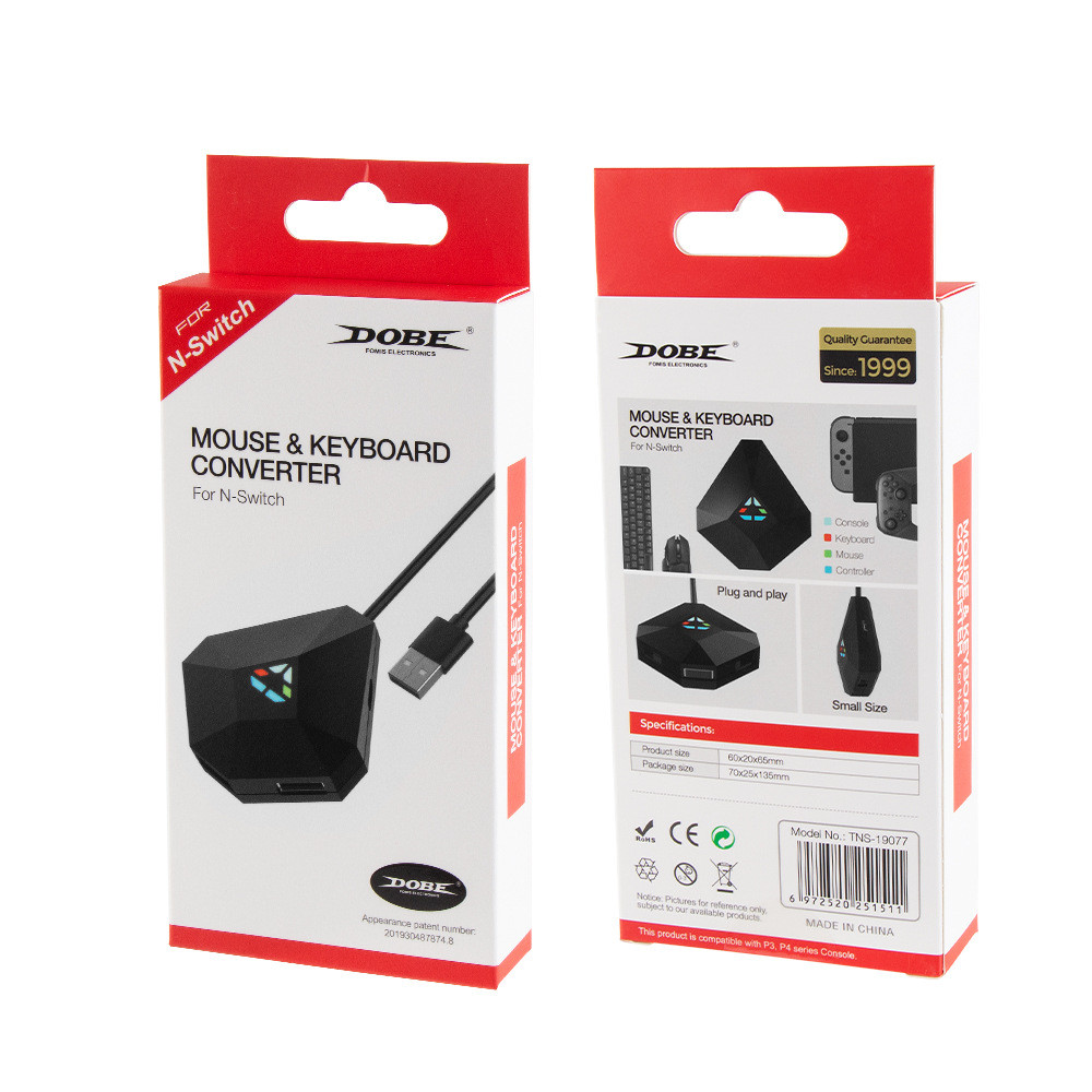 สวิตช์ตัวแปลงเมาส์คีย์บอร์ดรองรับตัวแปลงโฮสต์ PS4/PS3/XBOX ONE/36010251216