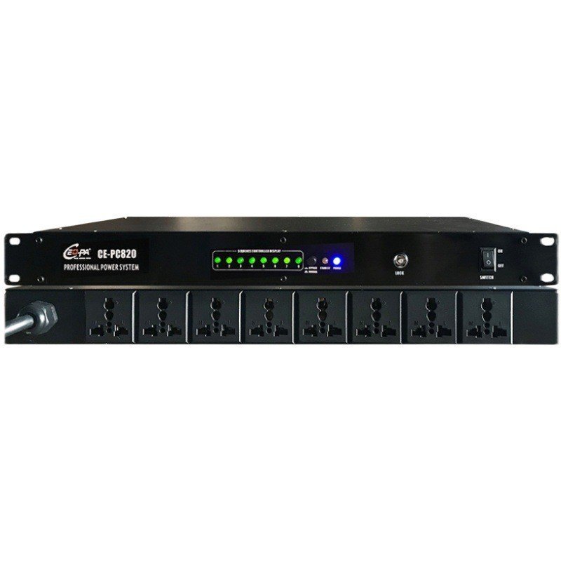 Ceo-pa/Xipai CE-PC820 ตัวจับเวลาพลังงาน 8 ชุดสวิตช์ไฟ Delay Power Controller