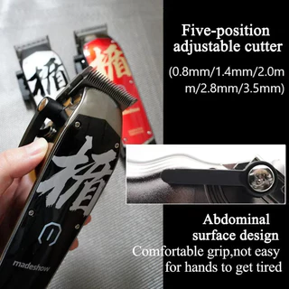 Madeshow madeshow รุ่นm10+/ M11 ปัตตาเลี่ยนตัดผมไร้สาย แบบมืออาชีพ สำหรับ ผู้ชาย เครื่องมี3สี 7000rpm(รอบ) พร้อมส่งทุกสี