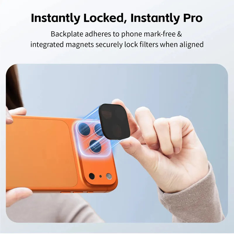 SmallRig 6070 Square ND Filter Kit ND2 to ND16 Quick Release Filter Kit สําหรับ iPhone 17 Pro Series