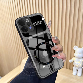 เคส Vivo V70 V60 Case สีไล่เฉด เจ๋ง หรู ระดับสูง กันกระแทกด้วยแม่เหล็ก ฝาครอบกระจกแข็งเหลวสุดหรูสำหรับเด็กผู้ชาย นักเรียน และผู้ชาย
