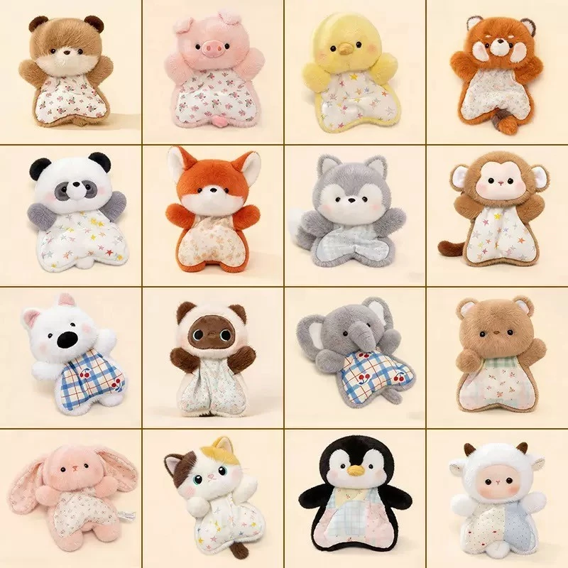 ตุ๊กตาสัตว์ถุงถั่วน่ารัก ของเล่นผ้าขนนุ่ม ช่วยคลายเครียด รองข้อมือ ของขวัญวันเกิด