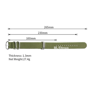 สายนาฬิกาไนลอน NATO พรีเมี่ยม 18/20/22/24 มม.สไตล์ทหารทนทาน Sweatproof กันน้ํากีฬาเปลี่ยน Diver สายนาฬิกา