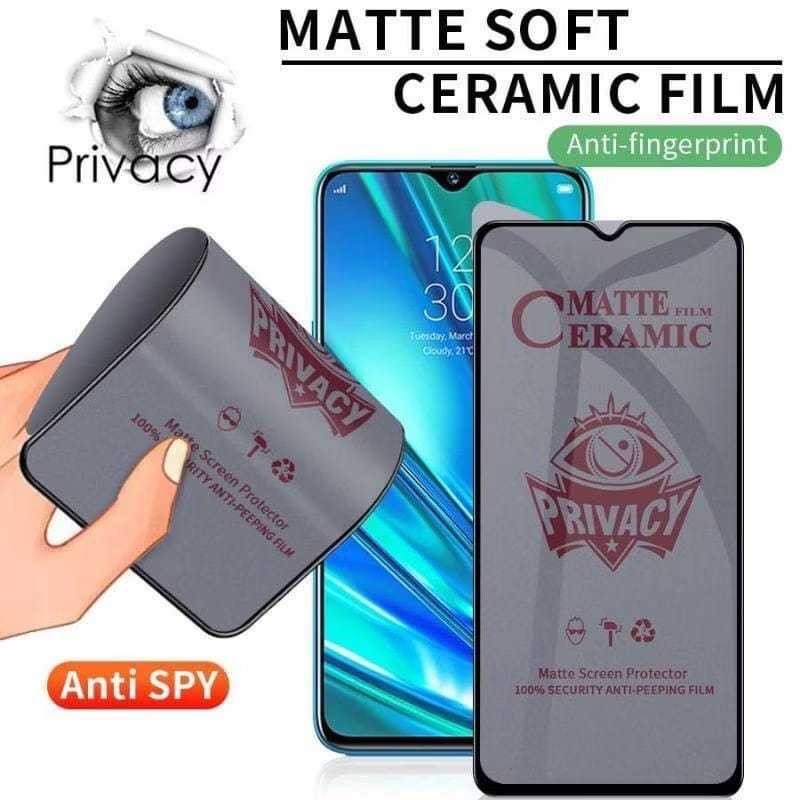 LAYAR HPกระจกนิรภัยMatte Spy Realme C35 Realme C2 C1 C3 C10 C11 C11 2021 C11 2020 C12 C15 Realme C17