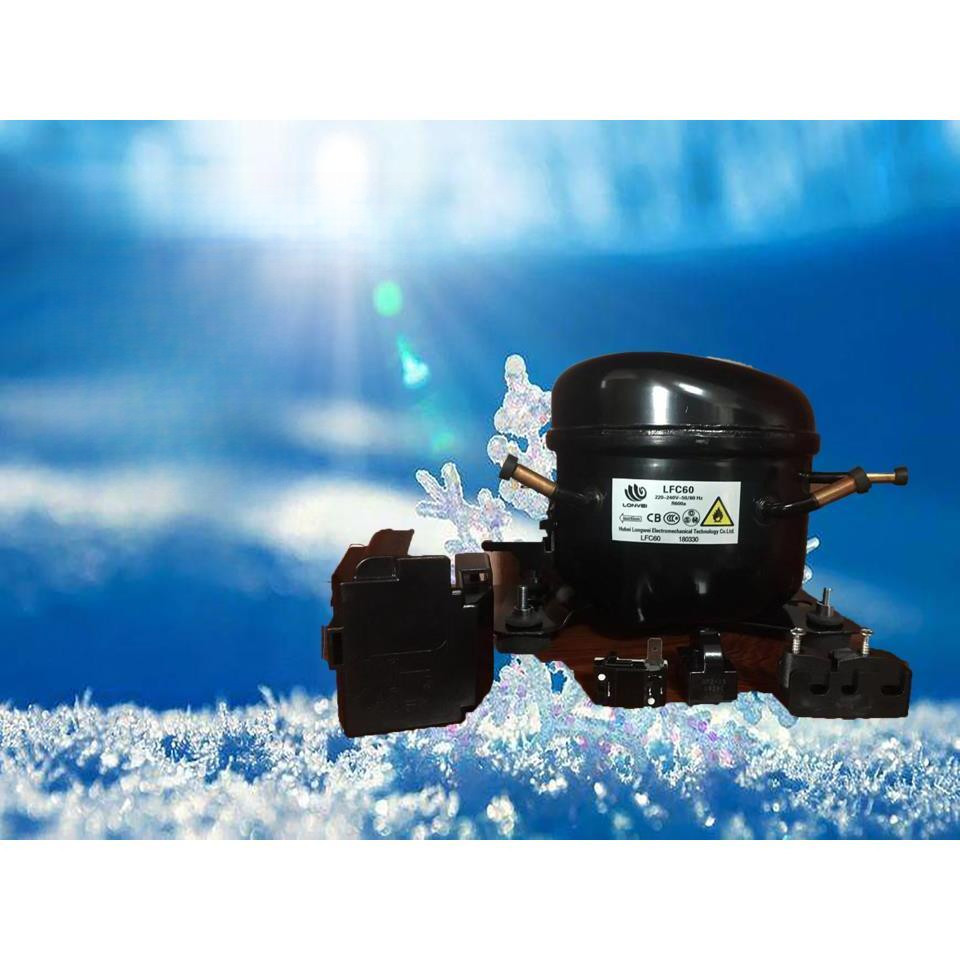 คอมเพรสเซอร์ตู้เย็นตู้แช่แข็ง Midea Meizhi รุ่นใหม่ R290a PA45E1E, PA59H1E, PA65H1C, PA80H1C