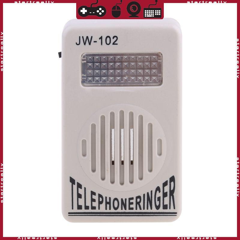 ST เครื่องขยายเสียงโทรศัพท์ Ring ลําโพง Strobe Light Flasher Bell ใช้งานง่าย
