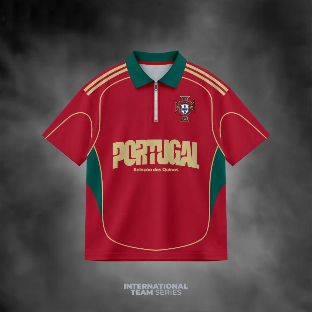 VNSCO SUPPLY Portugal Home World Cup 2026 Jersey Full Printing
