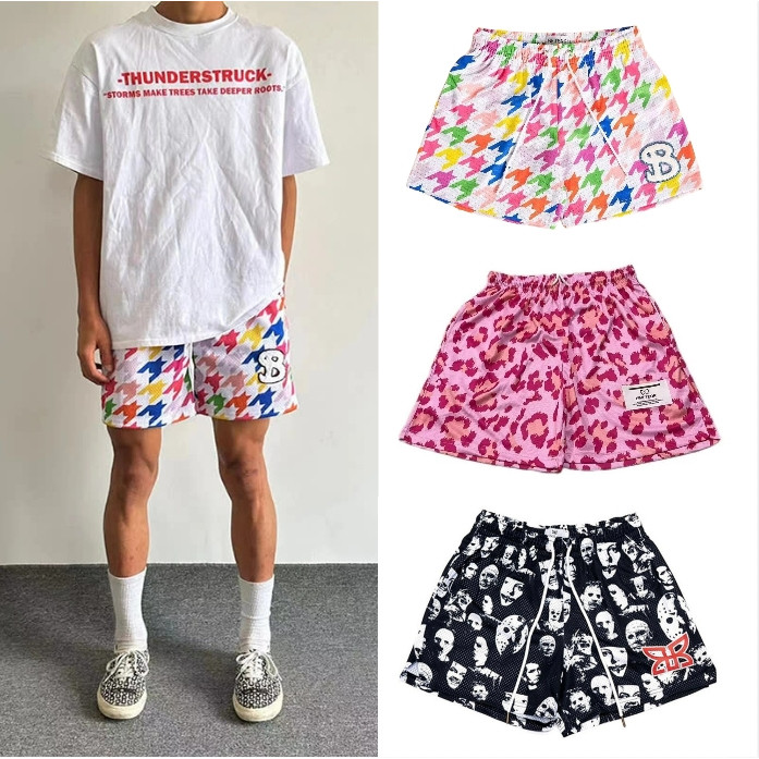 กางเกงบาสเก็ตบอลและฟุตบอลแฟชั่นสําหรับผู้ชาย ใส่ยิมหรือกีฬาอเมริกัน