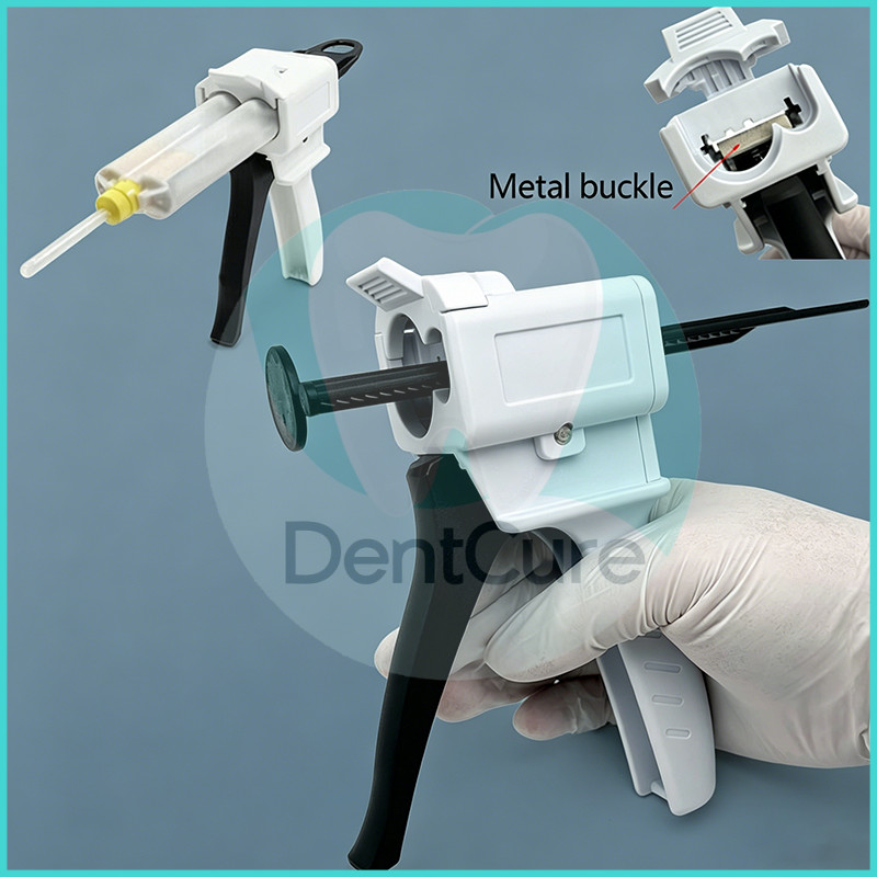 Dental Impression Mixing Dispensing Gun 1:1/1:2 Universal Dispensing Gun 10:1 Silicone Rubber Dispensing Gun