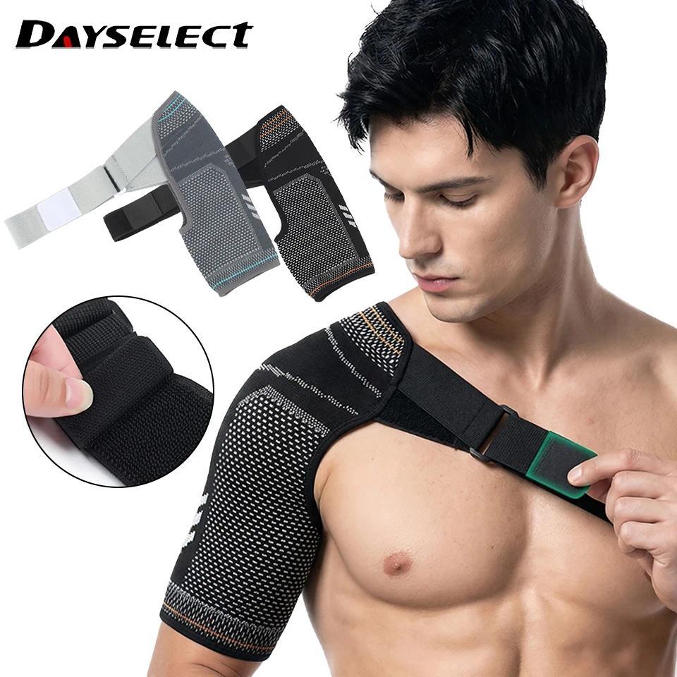 DAYSEELECT 1 ชิ้นกีฬาป้องกันไหล่ฟิตเนสความดันดูดซับเหงื่อสายรัดแผ่นรองไหล่