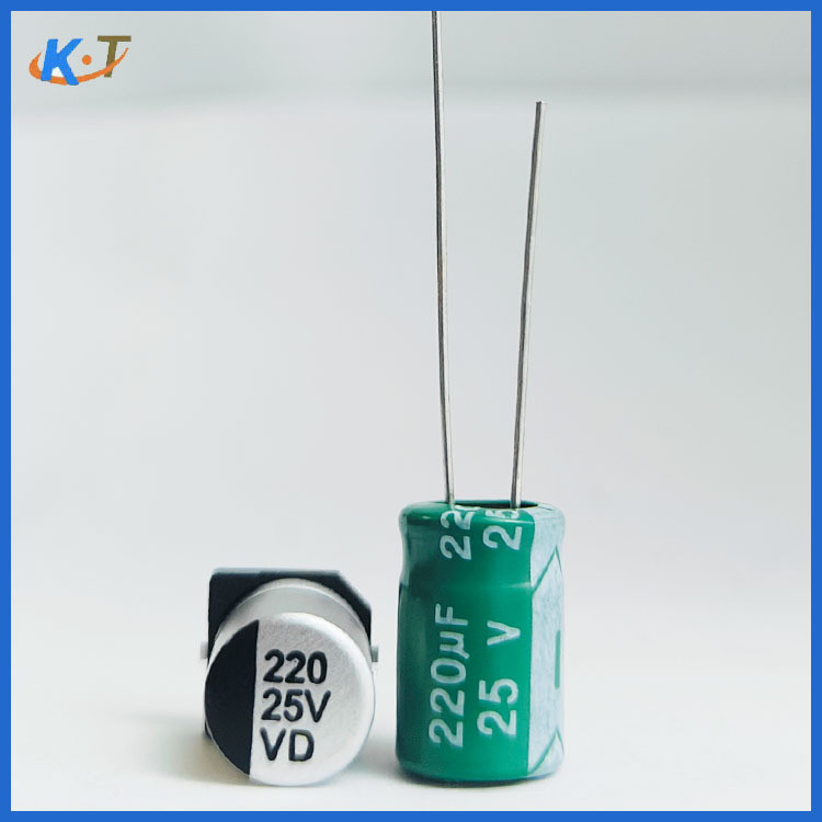 High Current Solid State Capacitor 25v220uf Electrolytic Capacitor 220uf25v ชิป Electrolytic Capacit