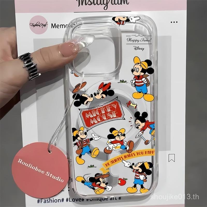 กรณี Mickey รูปแบบการ์ตูนสําหรับ icute เคสโทรศัพท์สําหรับ Samsung A55 A15 10PLUS A36 A23 A06 20ULTRA