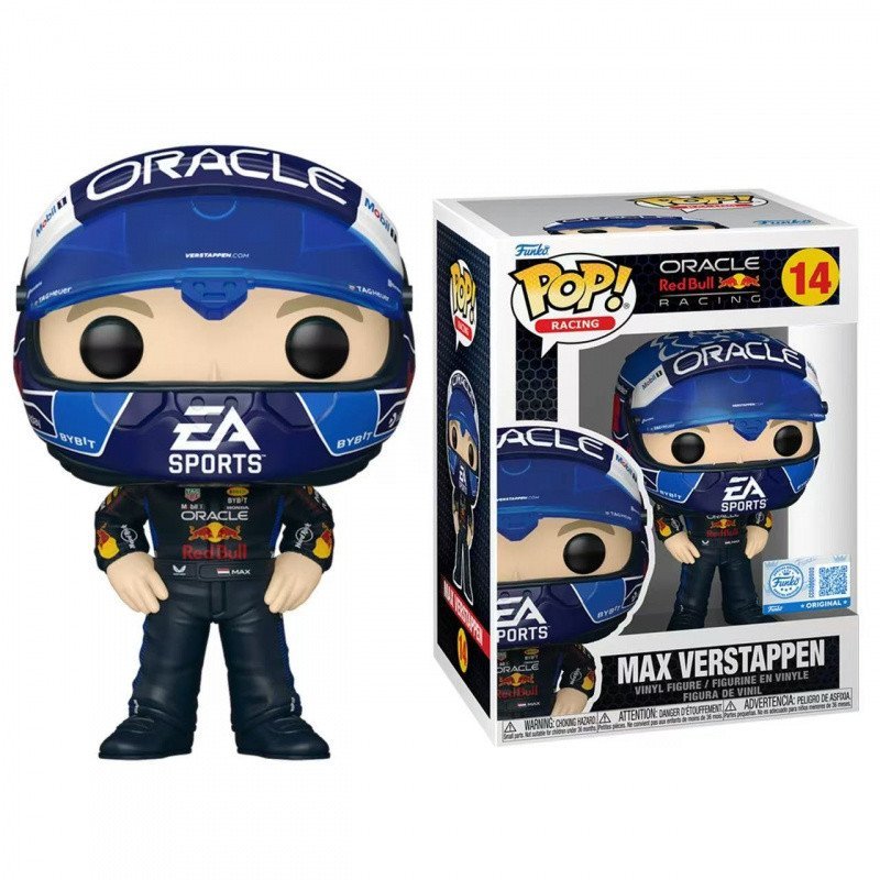 พร้อมสต็อก Funko Funko POP F1 Racing Car Red Bull Fleet Vestapan (สวมหมวกกันน็อคอเมริกัน) ตุ๊กตารูปต
