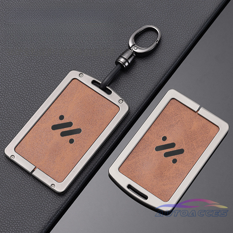 สังกะสีอัลลอยด์ฝาครอบกุญแจรถสําหรับ MG IM6 L7 LS6 LS7 L6 LS7 Pro LS6 NFC Key Fob กรณีผู้ถือพวงกุญแจ