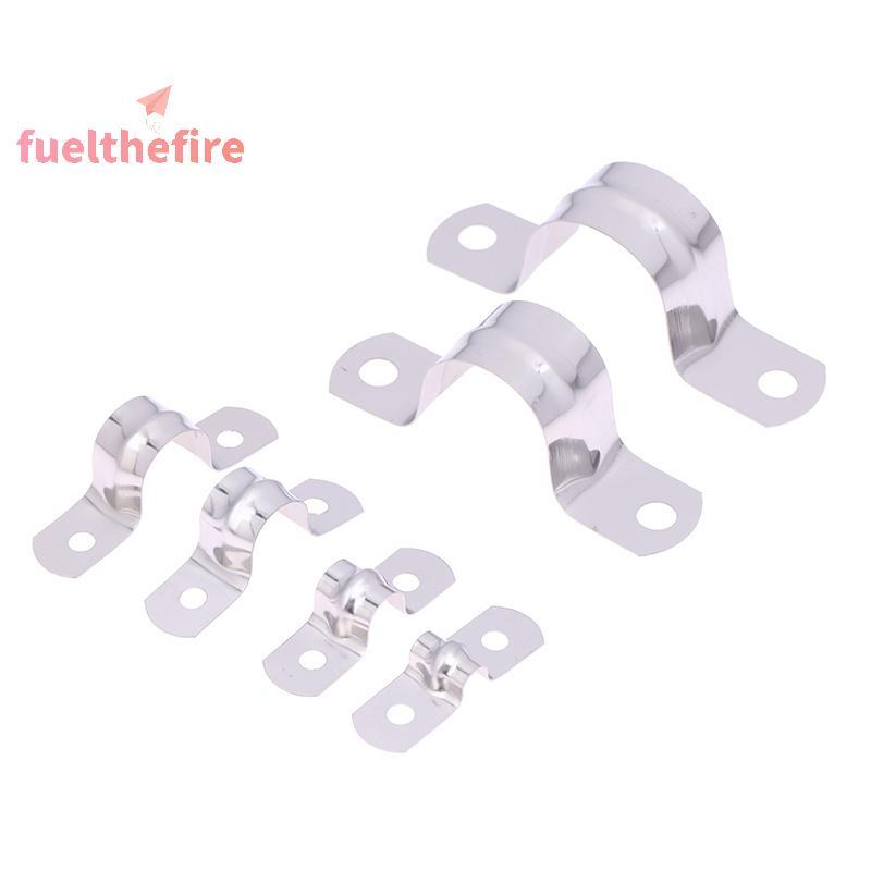 [Feel] สแตนเลส U-Shaped Tube Clamp อานโลหะ Tube Clamp U Conduit Bracket สําหรับการใช้งานสําหรับงานหน