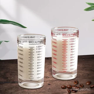 แก้วตวง มีสเกลวัด ขนาด 90ml/120ml 3oz/4oz สีดำ สีแดง IARU