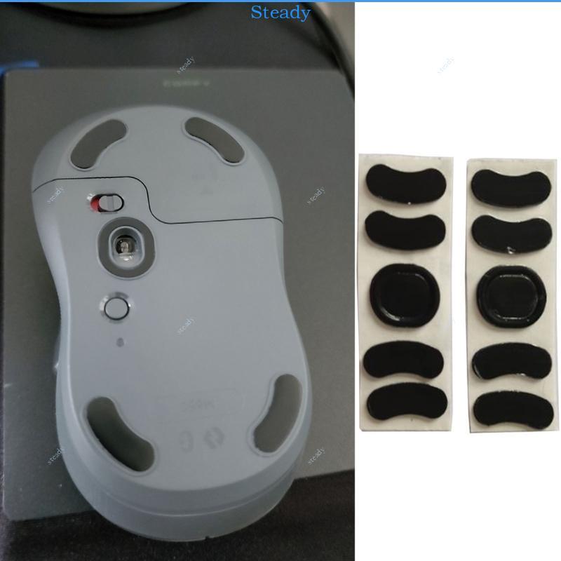 Steady Professional Mouse Feet Mouse Skates สําหรับ M650 M750 Glides ขอบโค้ง